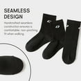 thumbnail image 5 of Balabala Girls Ruffle Crew Socks, 3-Pack Mixed Fabric Socks, Seamless Cute Kids Socks for Everyday Wear (3–11 Years), 5 of 6