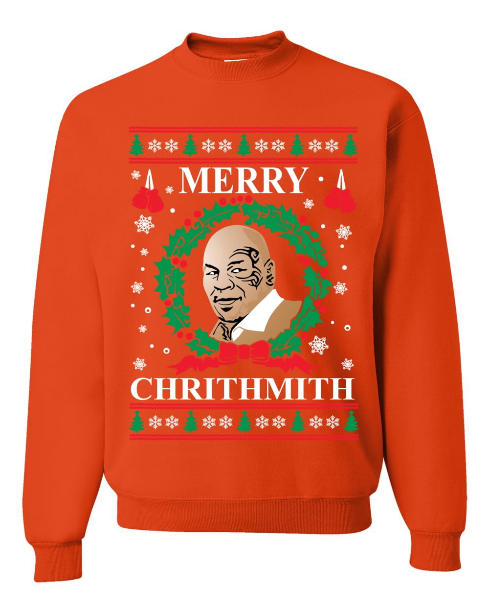 mike tyson christmas sweater