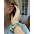 thumbnail image 2 of Amazonite Wrap Bracelet  Sea Glass Earrings, Beachy Jewelry Set, 2 of 4