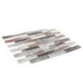 thumbnail image 5 of Giovan Nostaliga Brown 1-in. x 4-in. Brick Joint Matte Glass Mosaic Wall and Floor Tile, 5 of 8