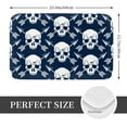 thumbnail image 2 of Pofeuu white arrow Skull Print Flannel Doormats Rug16"x24"Rug Washable Doormats Indoor Outdoor Rugs for Layered Front Door Mats, Porch, Kitchen, Entryway, 2 of 7