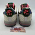 thumbnail image 3 of Size 13 - Ni&ke Air Force 1 Premium Low White Leather Green Pink (573974-100), 3 of 6