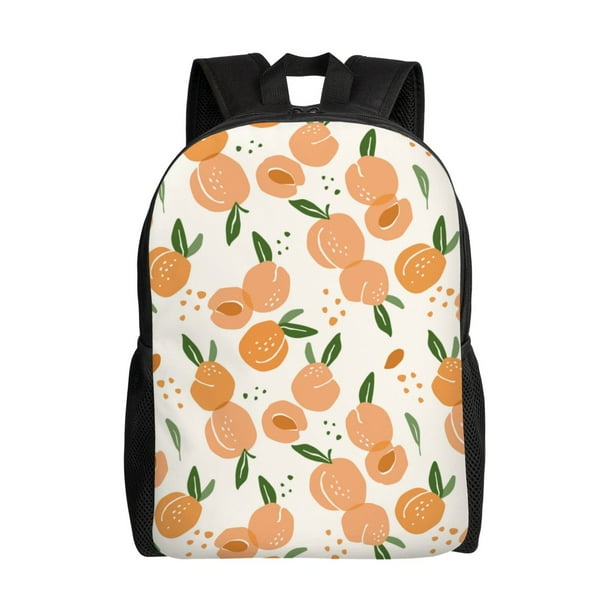 Fotbe Peaches Mochila de Viaje para Laptop, Mochila Ejecutiva Delgada y Resistente 15.6"