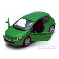 thumbnail image 2 of Peugeot 307 XSI, Golden Green - Kinsmart 5079D - 1/32 scale Diecast Model Toy Car (Brand New, but NOT IN BOX), 2 of 4
