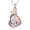 Rose Gold-Purple, variant on Butterfly Heart Urn Necklaces for Ashes Crystal Cremation Jewelry Stainless Steel Ash Pendant for Human / Pets Memorial Urns Necklaces
