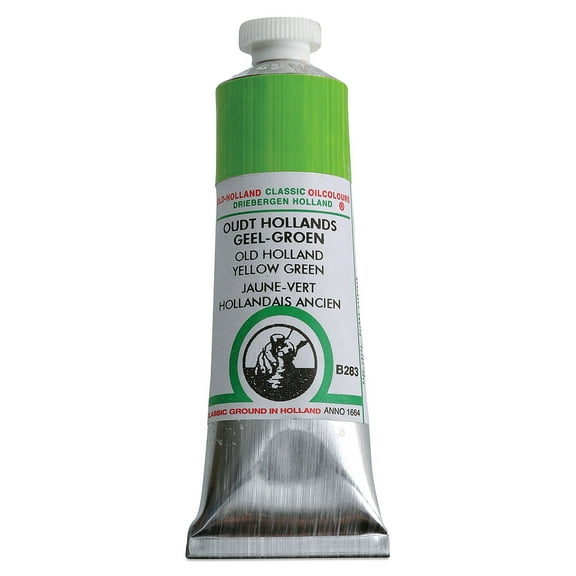 Old Holland Classic Oil Color - Old Holland Yellow-Green, 40 ml tube