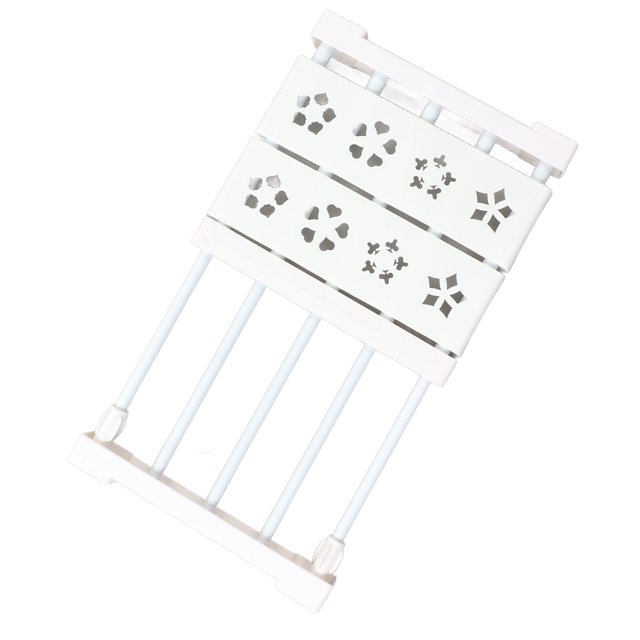 Expandable Closet Tension Shelf Cabinet Organizer Shoe Cabinet Divider Wardrobe Flower Partition Separation Storage Rack White Retractable Garden Flower 24Cm Shoe