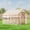 Orange, variant on Outdoor Wooden Chicken Coop Large Hen House Poultry Habitat Pet Hutch Run Cage with Nesting Boxes,Walk in Chicken Coops Run W/Ramp and Run