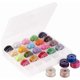 thumbnail image 3 of Kit de costura con 25 piezas de hilo de coser de poliéster, bobinas preenrolladas y estuche. Incluye 2180 yardas de hilo., 3 of 8