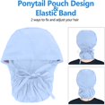 thumbnail image 3 of Scrub Cap With Buttons Bouffant Hat With Sweatband for Womens and Mens, 3 of 3
