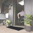 thumbnail image 2 of 3" 4" 5" Rise Threshold Ramp, Rubber Entry Ramp, Non-Slip Driveway Curb Ramp, Wheelchair Ramps for Doorways, Entryway, Steps, Garage (Color : Yellow, Size : 3.5in/9cm), 2 of 7