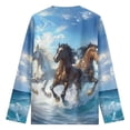 thumbnail image 4 of Tfken Boys Soft Comfy Tops Daily Wear Travel Fashion Tshirts Long Sleeve Casual Print Graphic T-Shirts Summer Tees Children Trendy Clothes Size 3-4 Years, 4 of 4