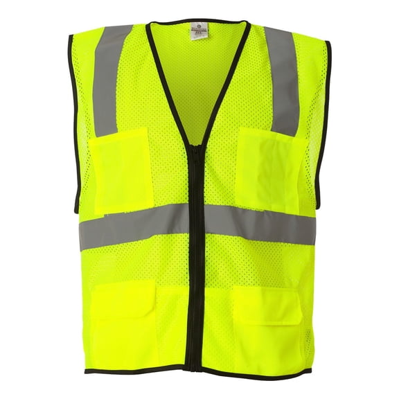 ML Kishigo Men's Economy Six Pocket Mesh Vest, Style 1191