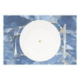 thumbnail image 2 of Ryvnso Placemats Set of 4 Marble Blue Dining Mats Heat-Resistant Non-Slip Washable Table Mat, 2 of 8