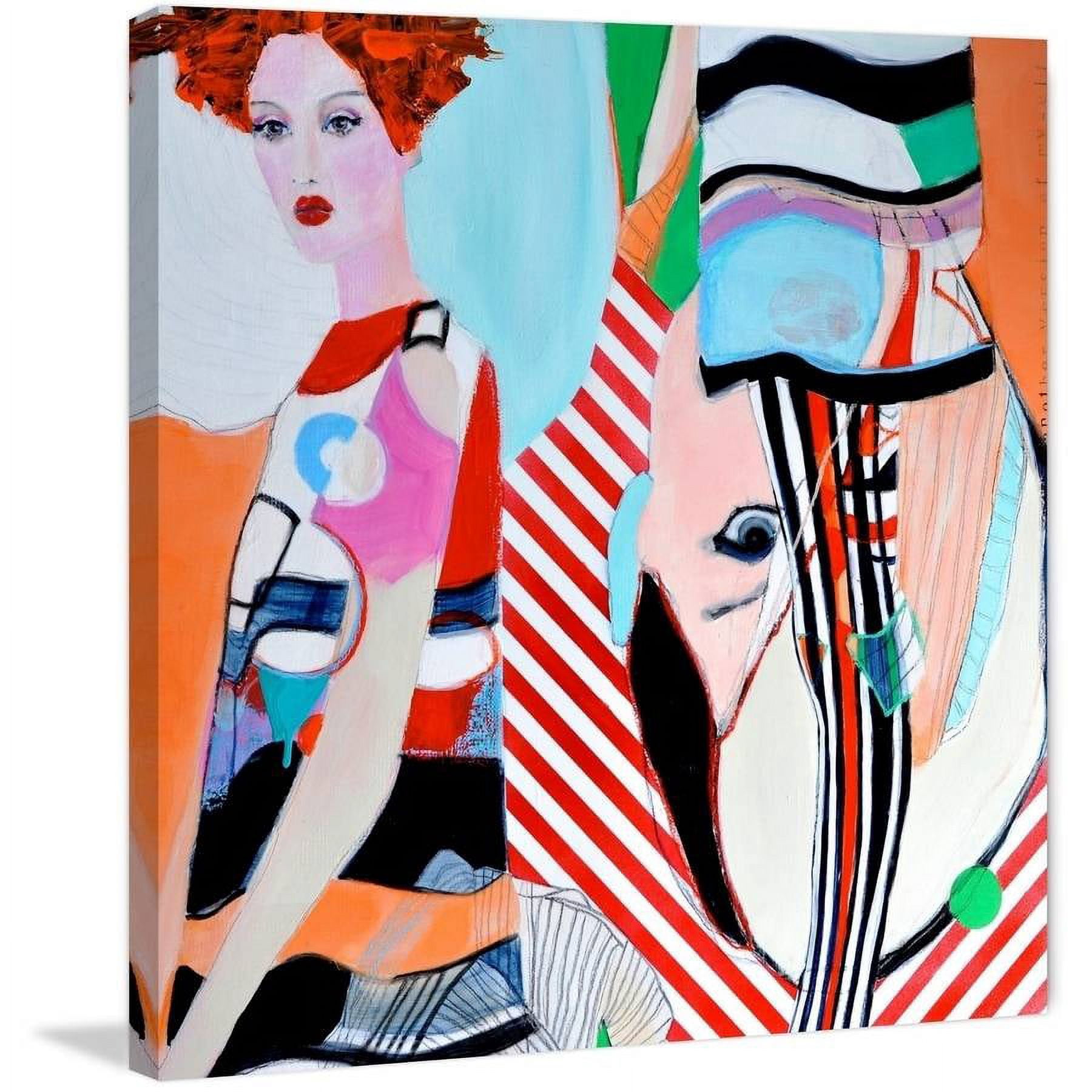 Antipode Painting Print on Wrapped Canvas