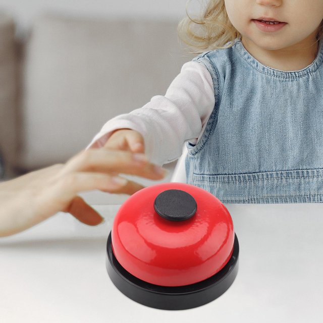Tablero ocupado Baoblaze Accesorios para tableros de campana Metal Juguete de habilidad de aprendizaje Rojo