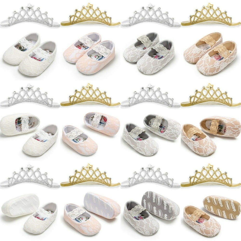 Soft Leather Baby Toddler Infant Crawling Walking Shoes Non Slip Sole