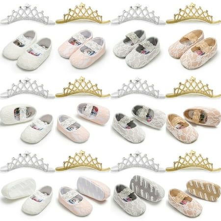 

Soft Leather Baby Toddler Infant Crawling Walking Shoes Non Slip Sole Prewalker