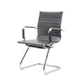 thumbnail image 4 of Set de 2 Sillas de Oficina EKE LIFE HOME YX-9014 Ergonómica Moderna Gris, 4 of 6