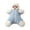 Blue, variant on KAUOD Baby Starfish Full-Zip Onesie, Hooded Swaddle Sack with Hands & Feet Coverage, Cozy Plush Winter Wearable Blanket