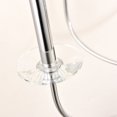 thumbnail image 3 of Pasargad Home Hestia Contemporary Metal & Crystal Chandelier in Chrome/Clear, 3 of 5