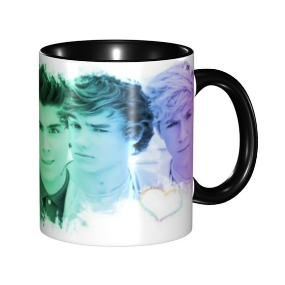 One Direction Ceramics Coffee Mug, 11 Oz（330ml） Large Ceramic Coffee Cup for Tea & Hot Chocolate