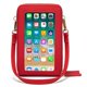 thumbnail image 3 of Monedero para teléfono móvil con pantalla táctil, bolso cruzado para teléfono móvil, bolso con pantalla táctil para mujer, cartera con bloqueo Rfid, bolso con correa para el hombro Baobao, 3 of 5