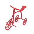 thumbnail image 2 of Miniature Nursery Toy Shop Accessory Child Doll Tricycle Bike Red, 2 of 5
