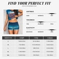 thumbnail image 5 of Pofeuu Night Sky Beach Scene Print Workout Shorts for Women Scrunch Butt Lifting High Waisted Yoga Gym Seamless Booty Biker Shorts-Large, 5 of 8