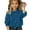 Blue, variant on Ruyang Girls Fleece Sweater Kids Oversized Fuzzy Pullover Sweatshirt Fall Winter Thermal Trendy Soft Furry Jumper