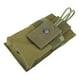 thumbnail image 5 of Bolsa portátil de nailon para Walkie Talkie, funda con soporte para Radio para deportes al aire libre, verde militar, 5 of 13