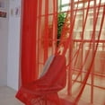 thumbnail image 1 of 2 PCS Pure Color Tulle Door Window Curtain Drape Panel Sheer Scarf Valances RD, 1 of 3