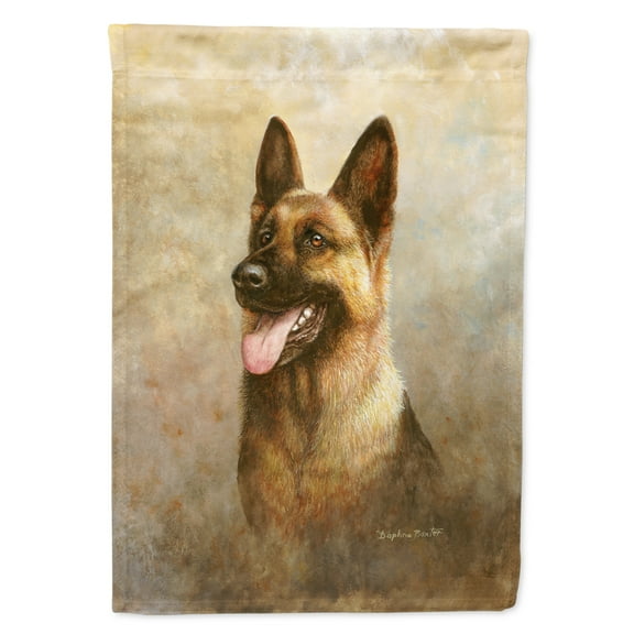 Carolines Treasures BDBA0464GF Alsatian German Shepherd Flag Garden Size Small multicolor