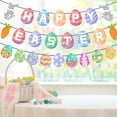 thumbnail image 2 of KCEHTA Easter Banner, Happy Easter Banner, Easter Hanging Paper Banner, Easter Decorations Banner, Easter Decorations Indoor, Easter Birthday Party Decorations, 2 of 7
