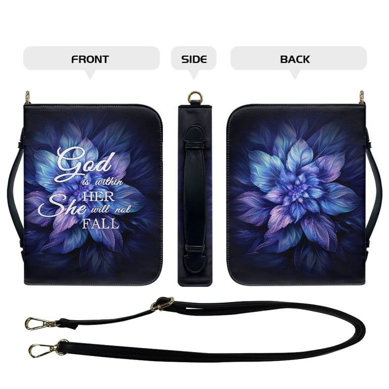 ZUXONGSY Boho Mandala Print Bible Cover Case for Women God Is