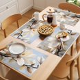 thumbnail image 5 of White Floral Placemats Set of 6, Magnolia Flowers Non-Slip Place Mats Washable Table Mats for Kitchen Dining Table Decorations Indoor/Outdoor, 5 of 9