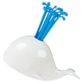 thumbnail image 4 of MasteelfCA 1 Set Appetizer Fork Mini Skewer Whale Shape Cocktail Fork Plastic Fruit Pick, 4 of 8