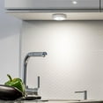 thumbnail image 2 of Luz de sensor de movimiento mejorada, luz nocturna LED inalámbrica con pilas, luces de armario que se pegan en cualquier lugar, luces de escalera, luces seguras para pasillo, baño, dormitorio, cocina, 2 of 8