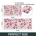 thumbnail image 7 of Pink Pioneer Flower Pattern Kitchen Rugs Sets Of 2,Anti Fatigue Kitchen Mat Rugs Non Slip Washable,Decorative Kitchen Floor Mats for Kitchen,Sink,Laundry,17"x30"+17"x47", 7 of 7
