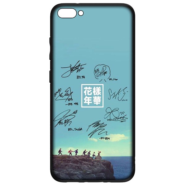Funda blanda para Samsung Galaxy A02/A32/A72/4G/A02S/A7/2018/M02/funda para teléfono PFB110 Kpop Bangtan Boys POP BTS