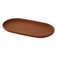 thumbnail image 5 of Brown Plastic Fast Food Tray Rectangular Serving Tray Non Slip Food Service Cafeteria Tray Stackable Restaurant Kitchen Snack Tray for Indoor Dining 9.5x5.1 In, 5 of 9