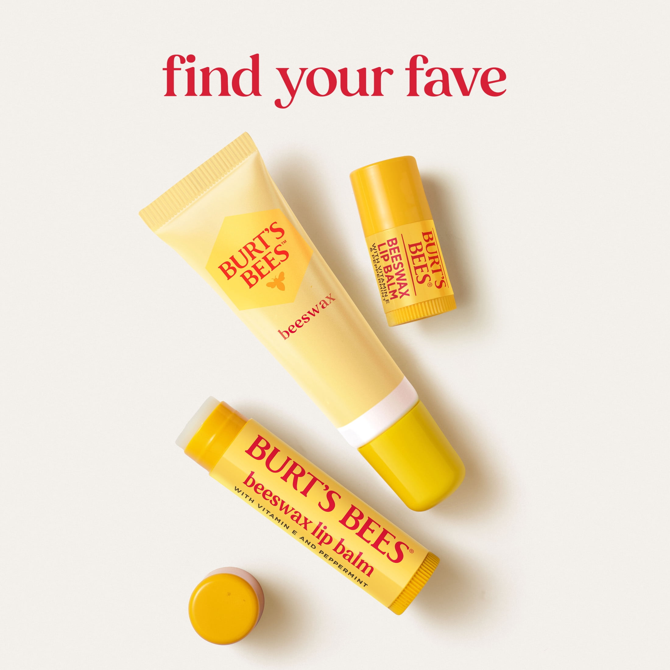 Burt's Bees 24-Hour Hydrating 100% Natural Origin Lip Balm, Vanilla Bean