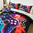 thumbnail image 3 of Btargot 6-piece Gamer Gaming Twin Bedding Set 3D Games Console Comforter Sets for Boys, 3 of 12