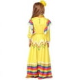 thumbnail image 5 of Girls Traditional Mexican Dress Lace Costume Festival Party Spanish Dress, 5 of 6