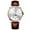 Rose white brown, variant on Men Calendar Moon Phase Multifunctional Wristwatch Analog Automatic Self-Winding Mechanical Stylish Wrist Watch Steel or Leather Band Sapphire Waterproof Business Clock