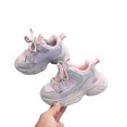 thumbnail image 6 of Kids Running Shoes, Basketball Shoes, Boys Tennis Shoes, Kids Shoes, Kids Fashion Chunky Sneakers for Girls Trendy Mesh Sport Shoes Toddler Sneakers for Walking Running, Pink US-6C/EU-22, 6 of 7