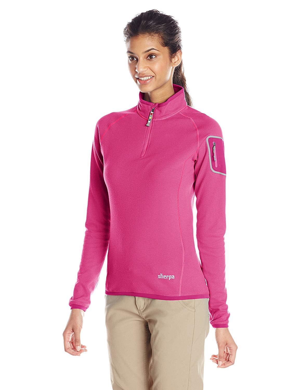 SHERPA ADVENTURE GEAR Womens Dikila 1//4 Zip Tee
