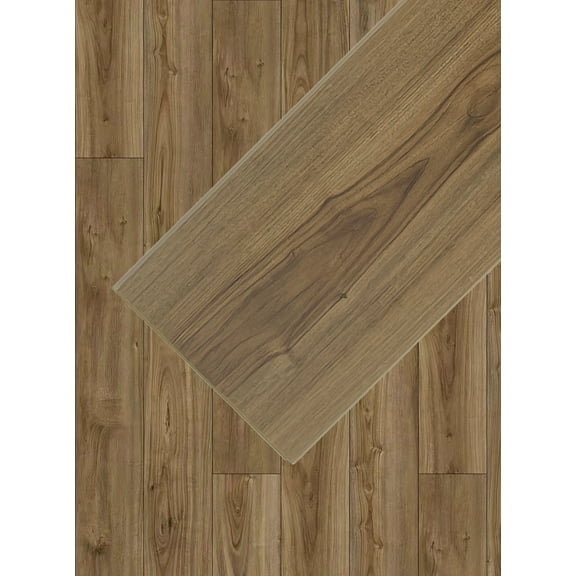 Jersey Tan 20 MIL Wear Layer 5.5mm Thick x 7 in. W x 48 in. L Click Lock Waterproof SPC Vinyl Plank Flooring with IXPE (Pallet 50 Cases | 28.84 sqft/case) (Model: PF806)