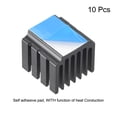 thumbnail image 2 of Unique Bargains 14.5x14x13mm Coussin Thermique Radiateurs Électroniques Radiateurs en Aluminium Noir 10 Pcs, 2 of 4