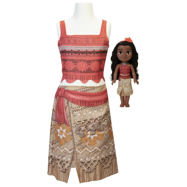 Disney Princess My Friend Moana Doll with Child Size Dress Gift Set ...